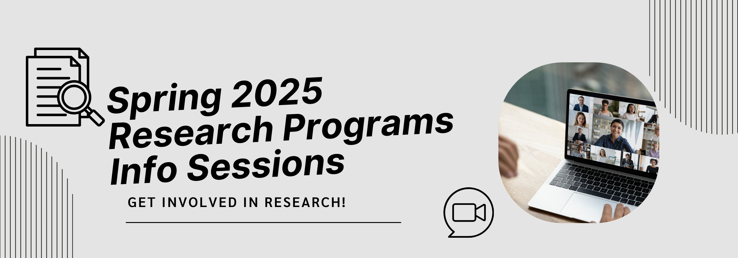 Spring 2025 Research Programs Info Sessions California State